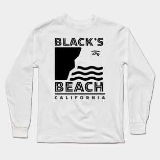 Black's Beach California II Long Sleeve T-Shirt